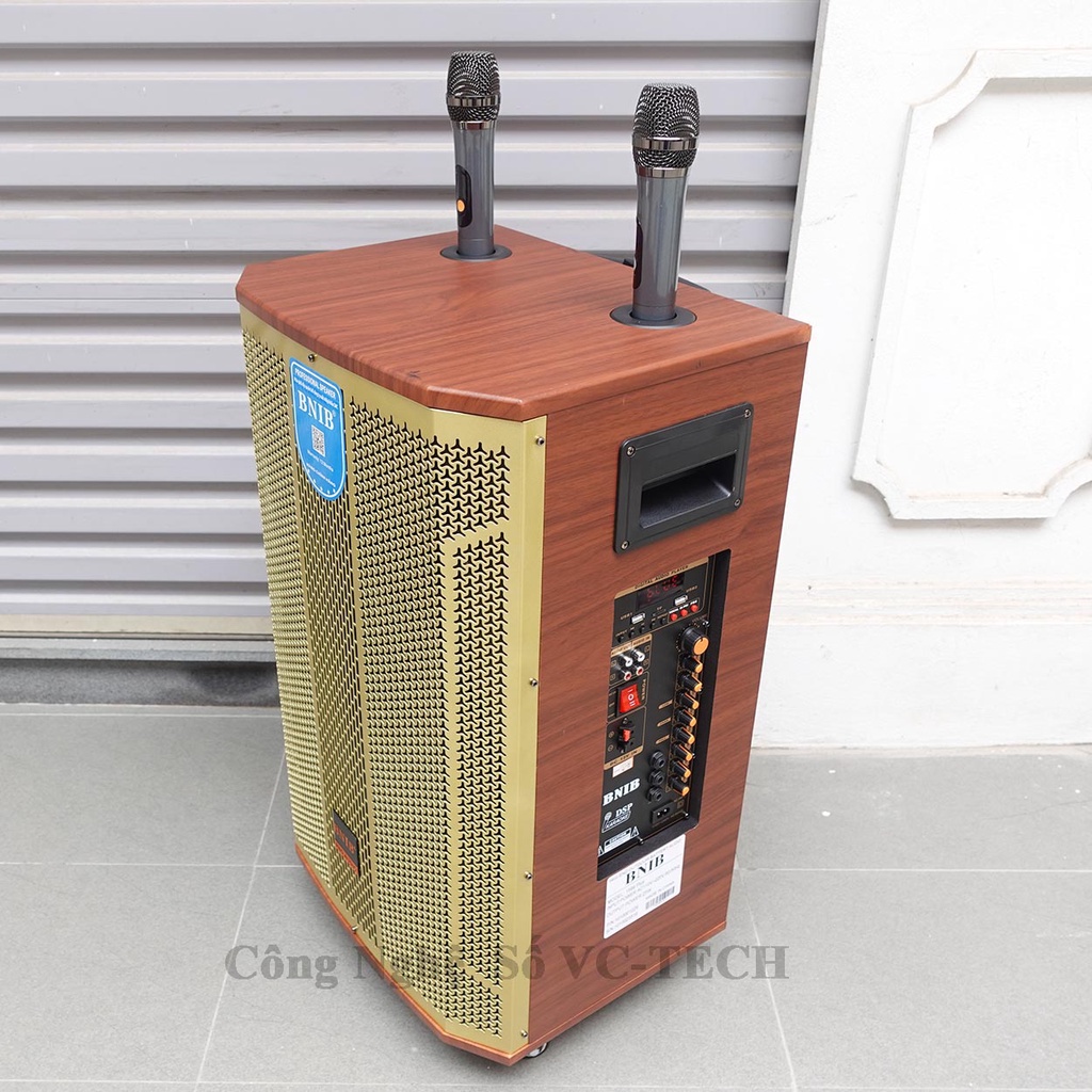 Loa Kéo BNIB 1599 Plus Loa kẹo kéo bass 40 hát karaoke tích hợp bluetooth tích hợp Micro không dây Bảo Hành 12 Tháng