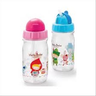 Bình nước trẻ em có ống hút 360ml lock&lock