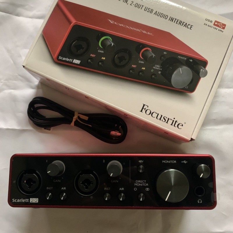 [SIÊU PHẨM] SOUND CARD ÂM THANH FOCUSRITE SCARLETT 2I2 GEN 3 (3RD GEN) CHUYÊN NGHIỆP CAO CẤP BẢO HÀNH 3 NĂM