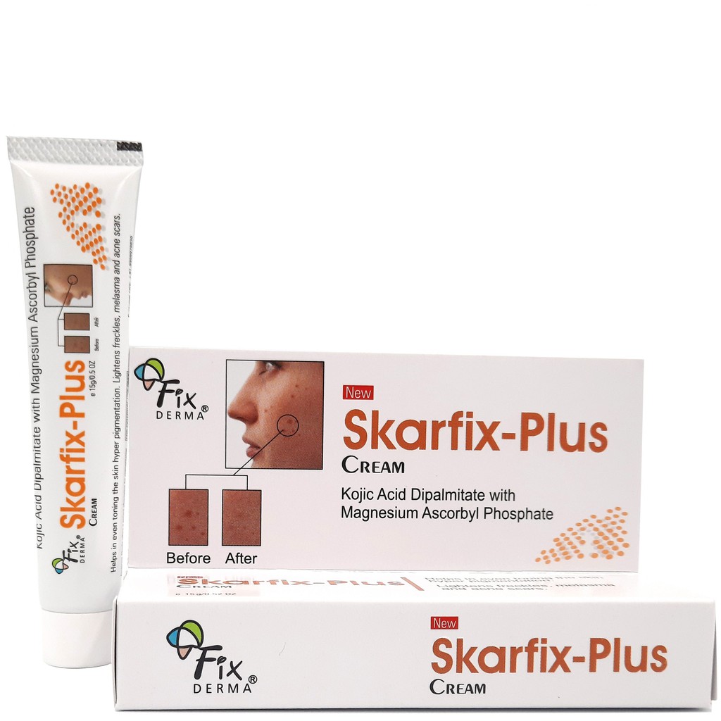 Kem Làm Sáng Da, Giảm Sạm Nám Tàn Nhang Fixderma Skarfix Plus Cream 15g