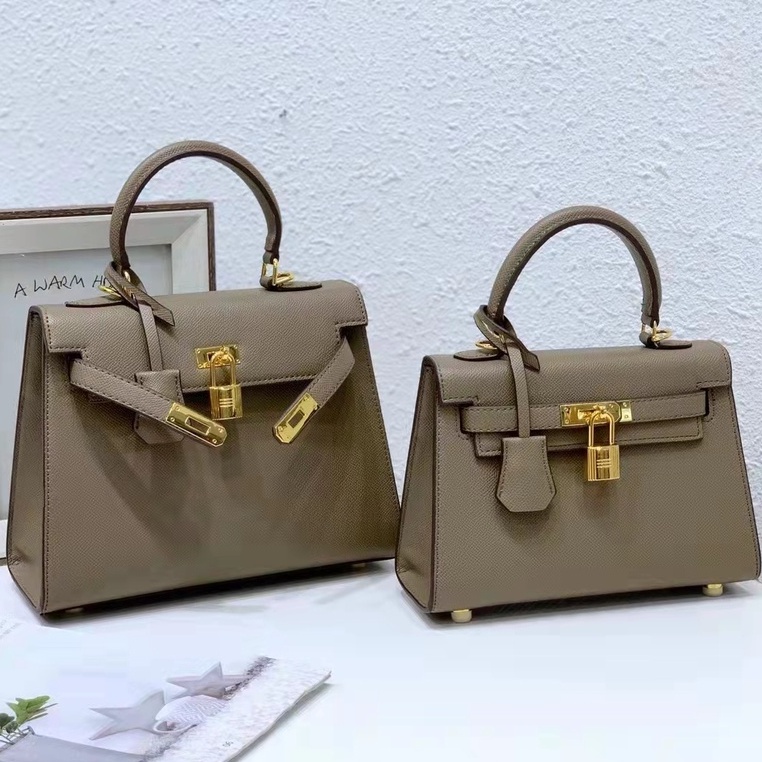 Túi Xách Da Bò Họa Tiết Vân Trái Vải Thời Trang Sang Trọng Cho Nữ777777