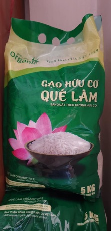 Gạo trắng hữu cơ Quế Lâm 5kg