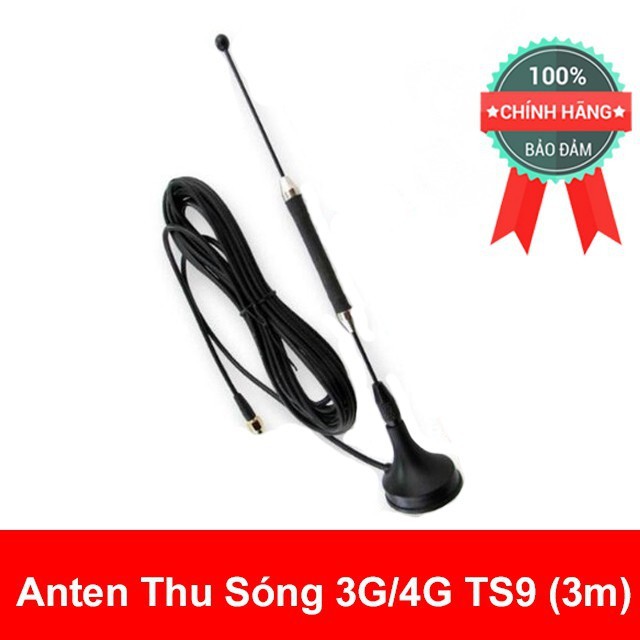 Anten thu sóng 3G/4G chuẩn TS9/SMA 15dBi cáp dài 2m SMA