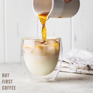 Ly cốc thủy tinh - - 250ml - coffee at home -