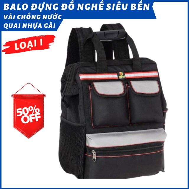 (FREE SHIP-RẺ NHẤT SHOPEE)BA LÔ ĐỰNG ĐỒ NGHỀ, GIỎ ĐỰNG DỤNG CỤ CHỐNG NƯỚC, SIÊU BỀN CHO THỢ ĐIỆN, CƠ KHÍ, XÂY DỰNG...