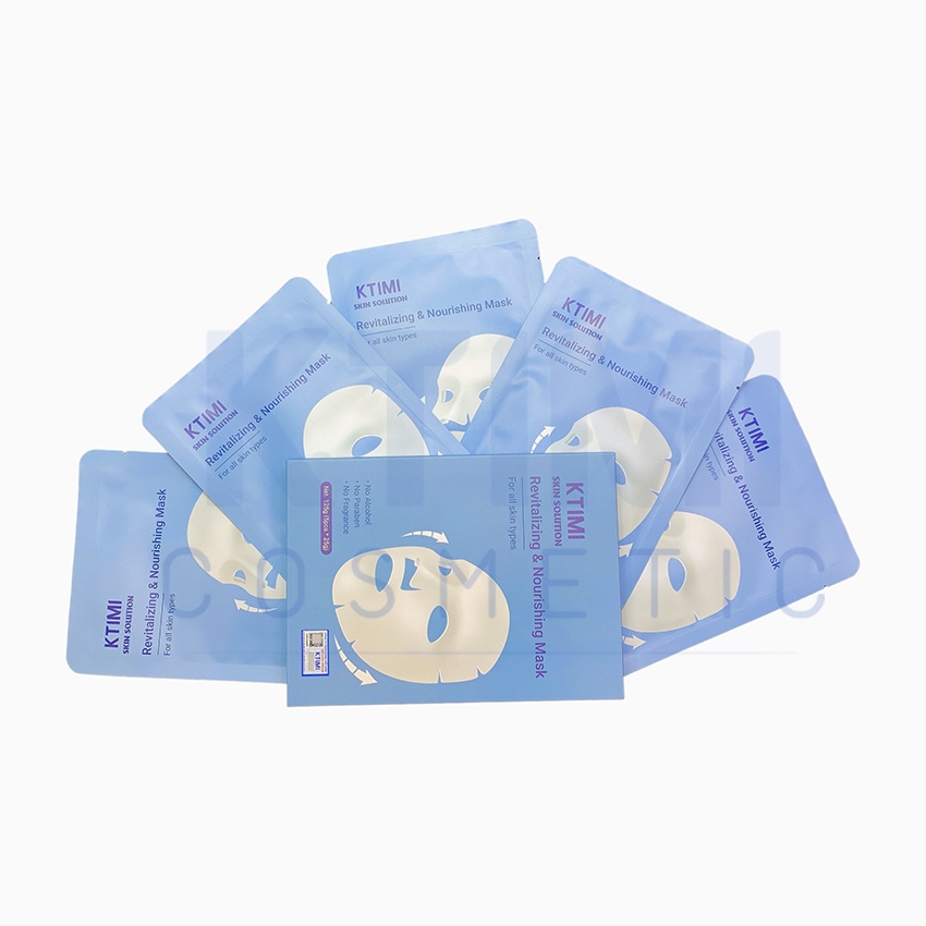 Mặt nạ KTIMI Skin Solution Revitalizing & Nourishing Mask dưỡng ẩm, sáng da, chống lão hoá 1 miếng