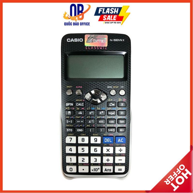 Máy tính Casio FX - 580VN X chính hãng - bảo hành 7 năm lỗi 1 đổi 1 - 1 chiếc