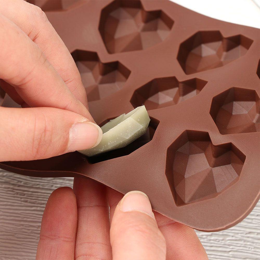 ZAIJIE24 Khuôn Silicone Làm Bánh Hình Trái Tim