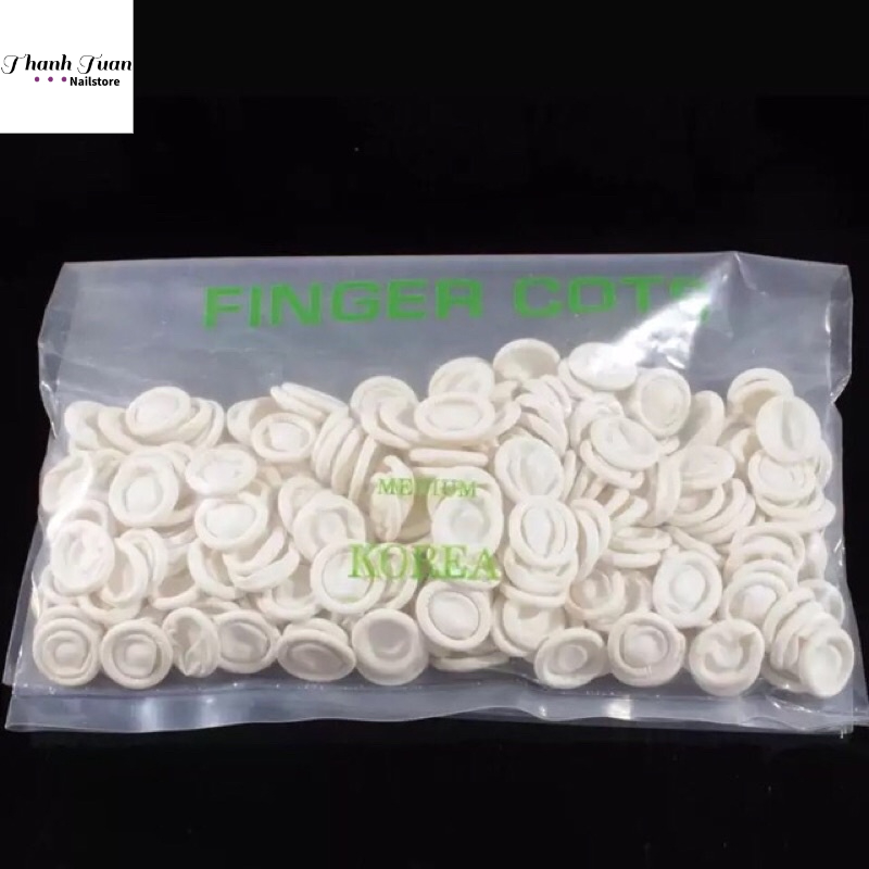 Bịch 200 bao ngón tay làm nail - Phụ kiện đồ nail
