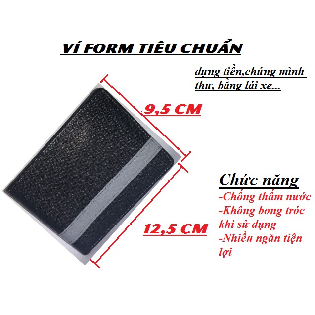 Ví Da Nam Cao Cấp Da Bò Saffiano- Kèm hộp đựng sang trọng | BigBuy360 - bigbuy360.vn