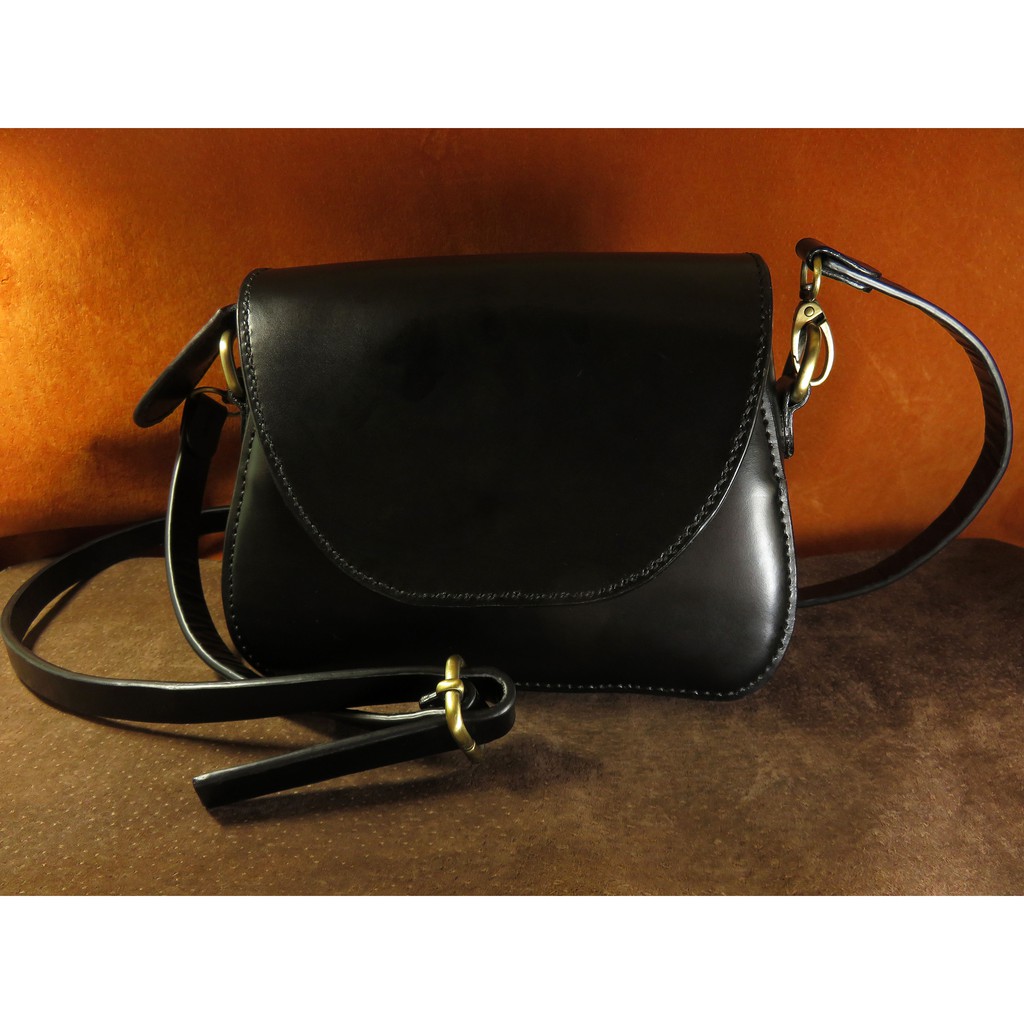 Túi xách Swanlake Đen da bò thật cao cấp, thủ công hoàn toàn, bảo hành - Handmade, Real Leather Black Swanlake Bag