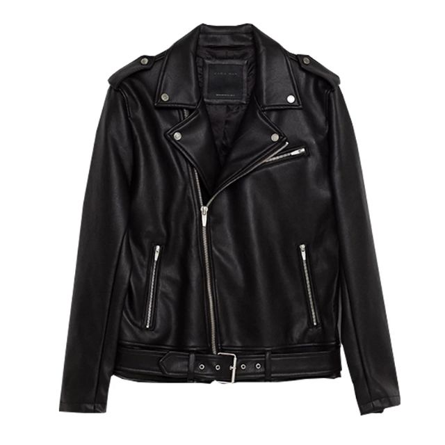 ÁO LEATHER BIKER JACKET