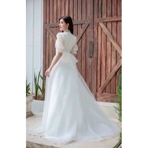 ĐẦM TAY PHỒNG XẾP LY BO EO full size S/M/L/XL (ảnh và video do chủ shop chụp )