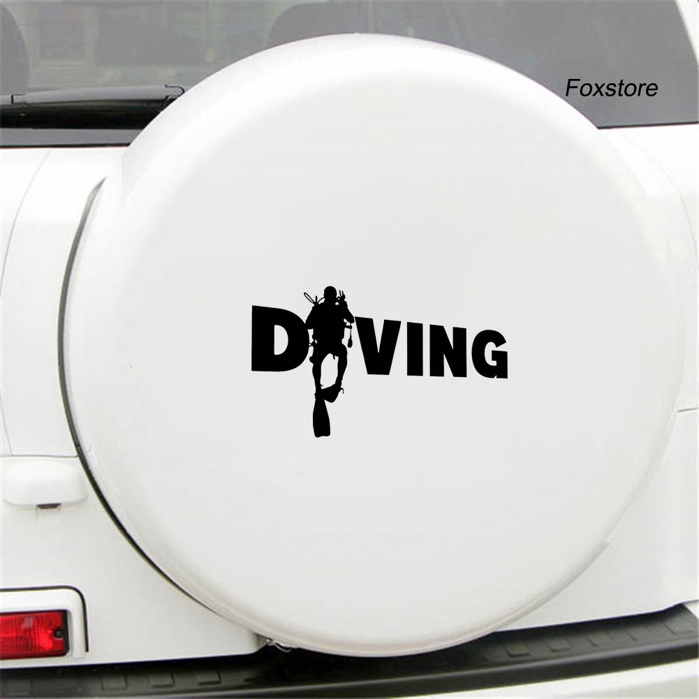 Sticker Dán Trang Trí Xe Hơi Hình Thợ Lặn Thời Trang fs-47