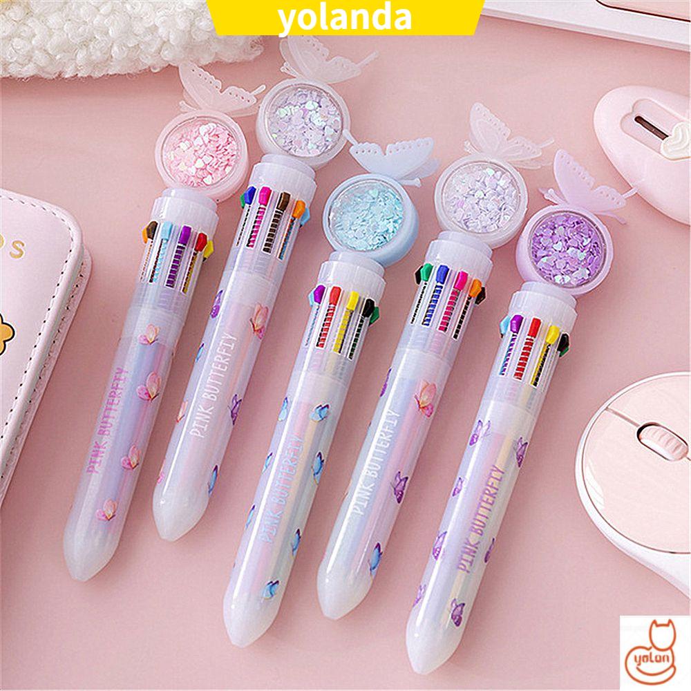 Bộ 10 cây bút bi hình thú vật đáng yêu nhiều màu bắt mắt