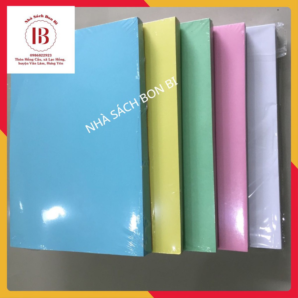 10 tờ bìa màu dày cứng khổ A3 các màu