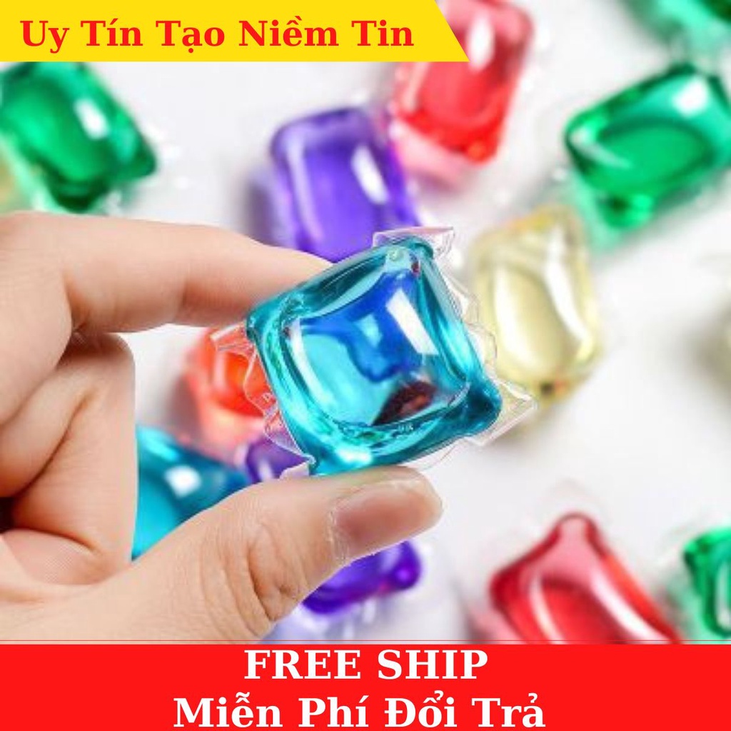 Viên giặt xả quần áo thơm  lừng - thay thế cho cả bột giặt, nước xả, tiện lợi