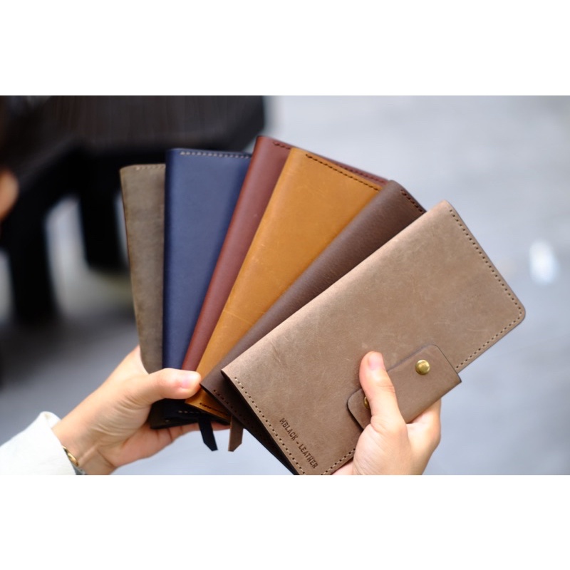 VÍ DÀI DA BÒ THẬT_HANDMADE