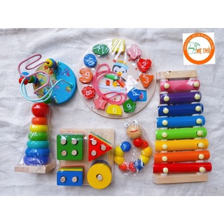 đồ chơi gỗ 6 món
