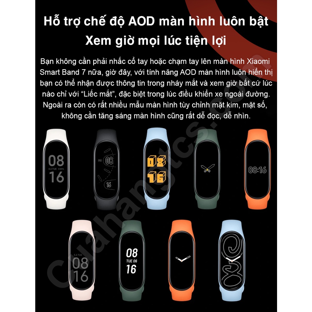 Vòng đeo tay thông minh Xiaomi  Mi Band 8 M223B1/ Mi Band 7 BHR4951GLTheo Dõi Sức Khỏe Hỗ Trợ Tập Luyện thể thao