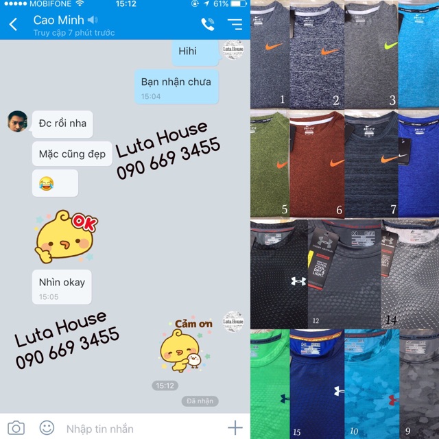 Áo thun thể thao Xả KHO