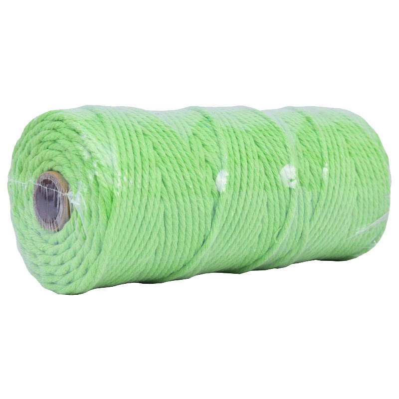 Cuộn Dây Thừng Cotton 3mm 100% 100m Dùng Làm Đồ Trang Trí Thủ Công