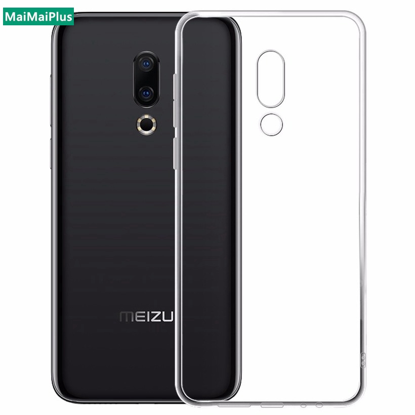 Ốp điện thoại TPU dẻo trong suốt dành cho Meizu 16X 16th 15 Plus V8 Pro