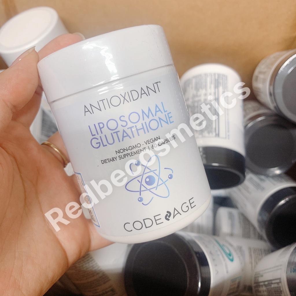 Viên Uống Hỗ Trợ Trắng Da CodeAge Liposomal Glutathione 60v hàng chính hãng - MP058