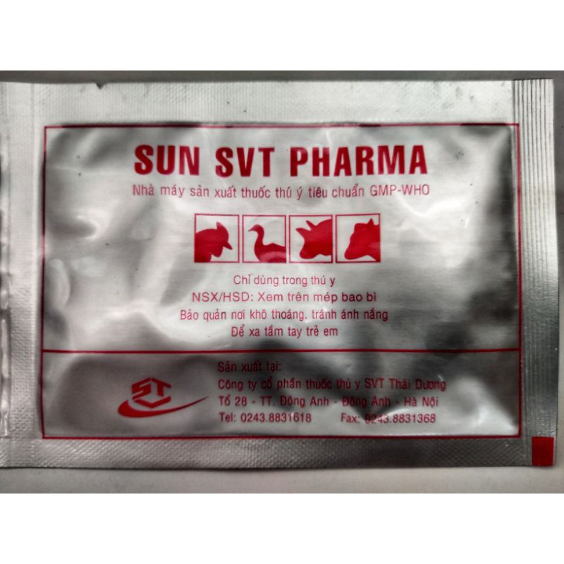 Sun monocox ký sinh trùng đường máu cho gà gói 10g