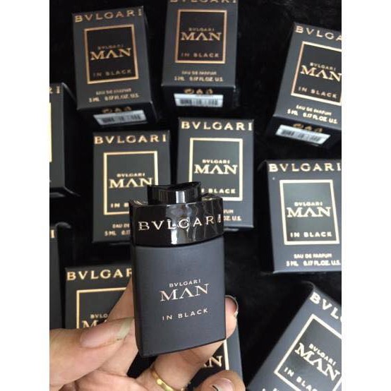[Mini Nam] Nước Hoa Bvlgari Man In Black EDP 5ml
