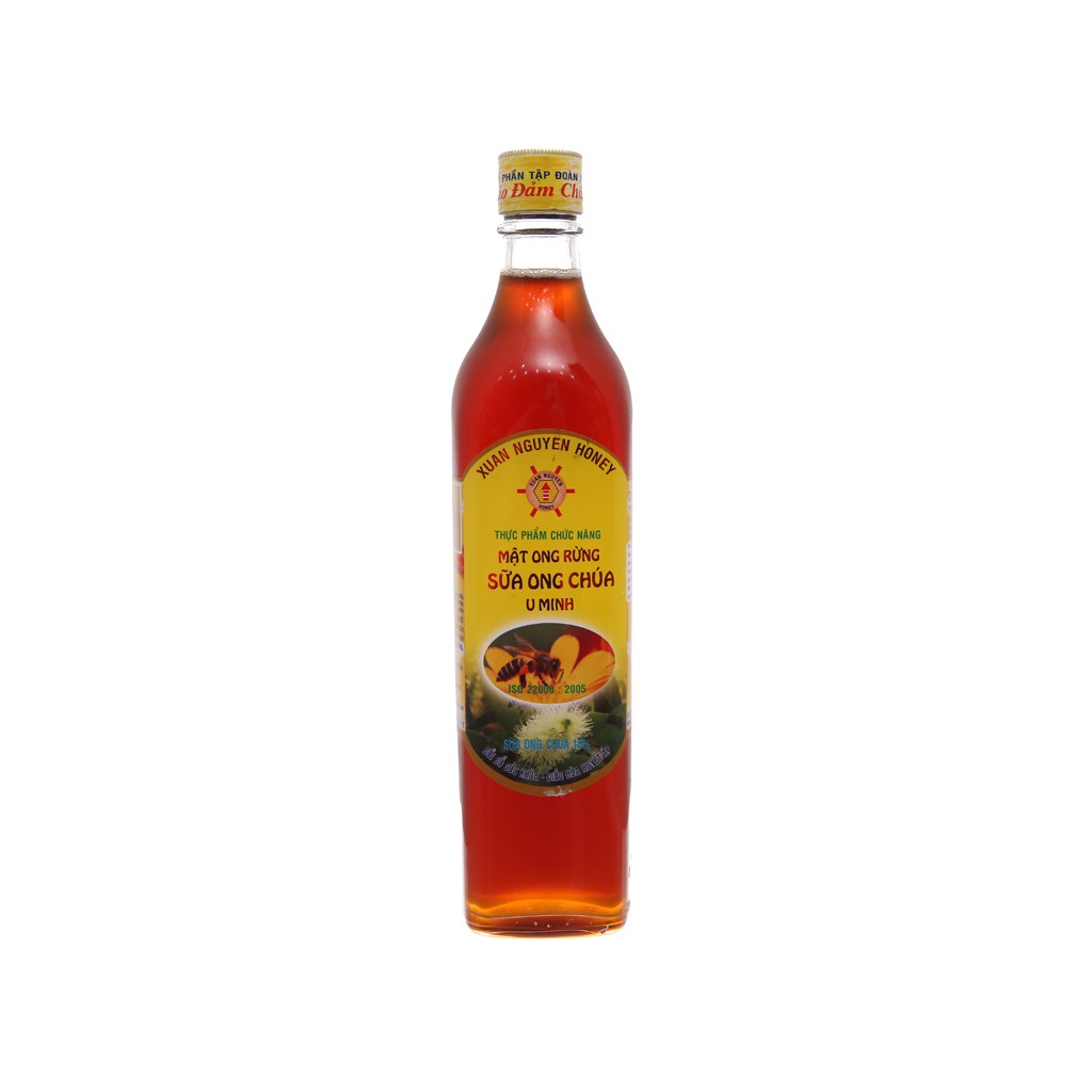 Mật ong rừng sữa ong chúa U Minh Xuân Nguyên chai 500ml