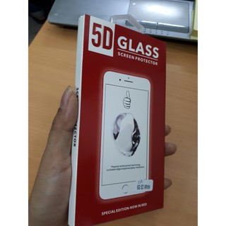 Cường lực full màn 5D cho iphone 6 đen/trắng
