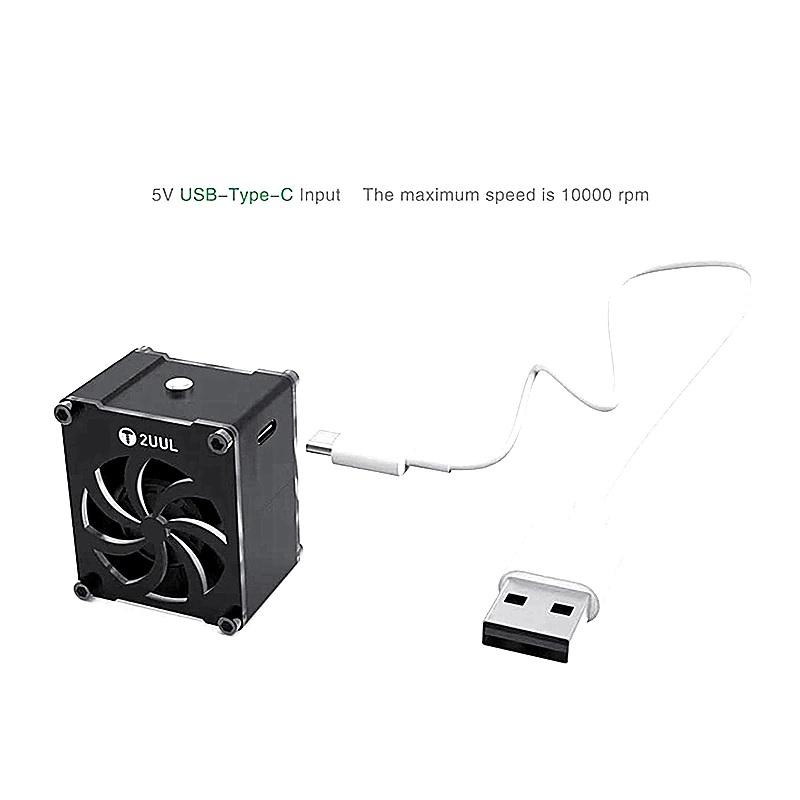 Quạt thổi làm mát ic/main + hút khói khò hàn 2UUL