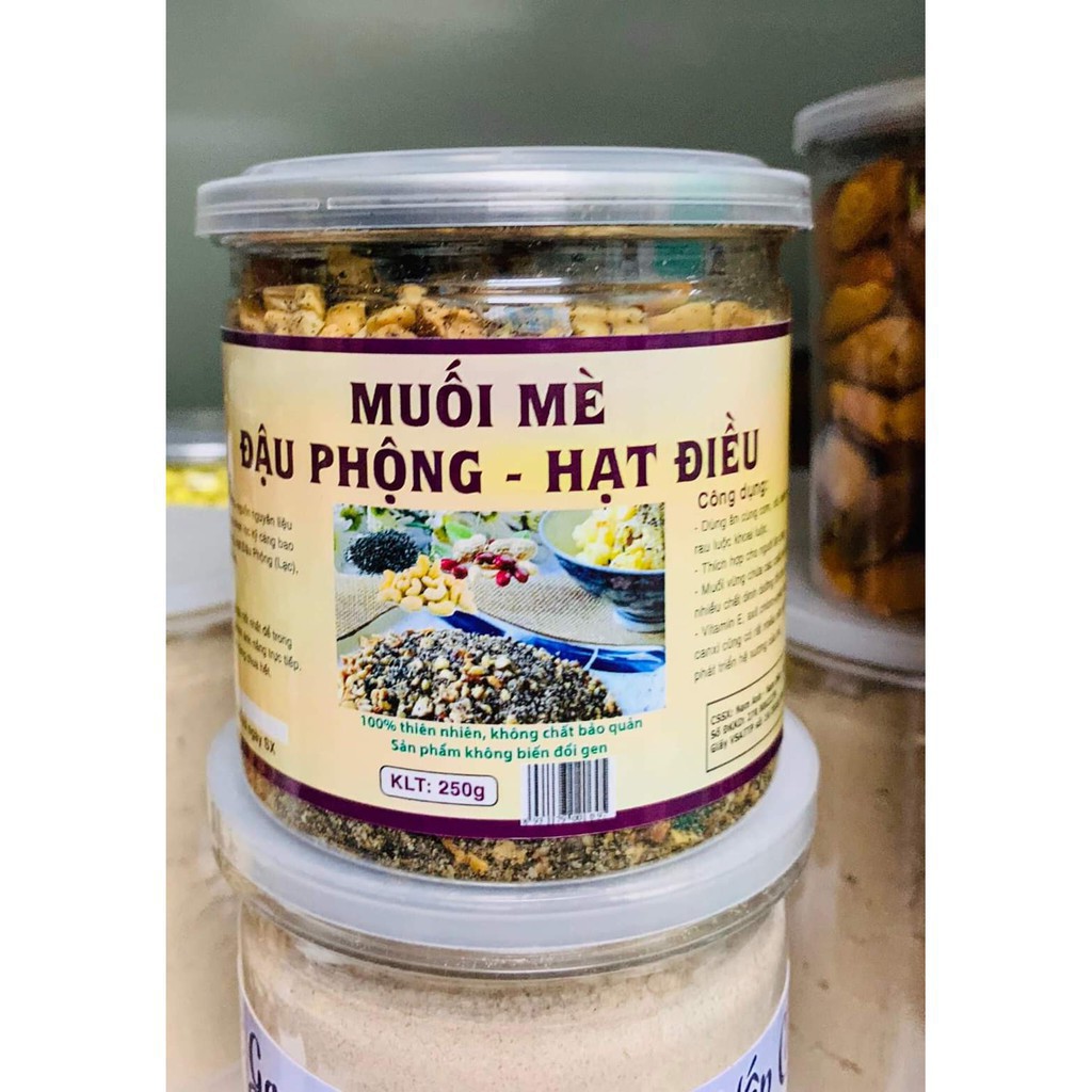 💟💟 Muối Mè Đậu phộng - Hạt Điều Ăn Chay Ăn Kiêng 500g