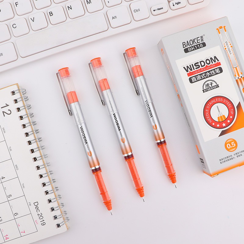 Bút Gel 0.5mm Nhiều Màu WISDOM BAOKE | BK118