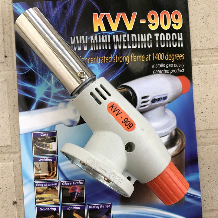 Khò ga mini cầm tay - Đầu khò gas tự động loại tốt 909