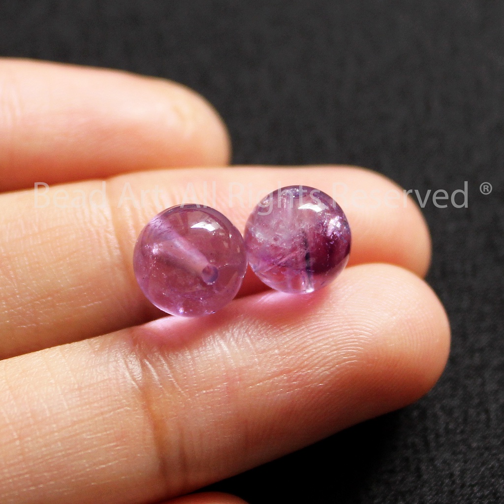 8MM Đá Super Seven, Đá Thông Thái Màu Tím AAA, Phối Vòng Tay Phong Thuỷ, Chuỗi Hạt (4) S50 - Bead Art