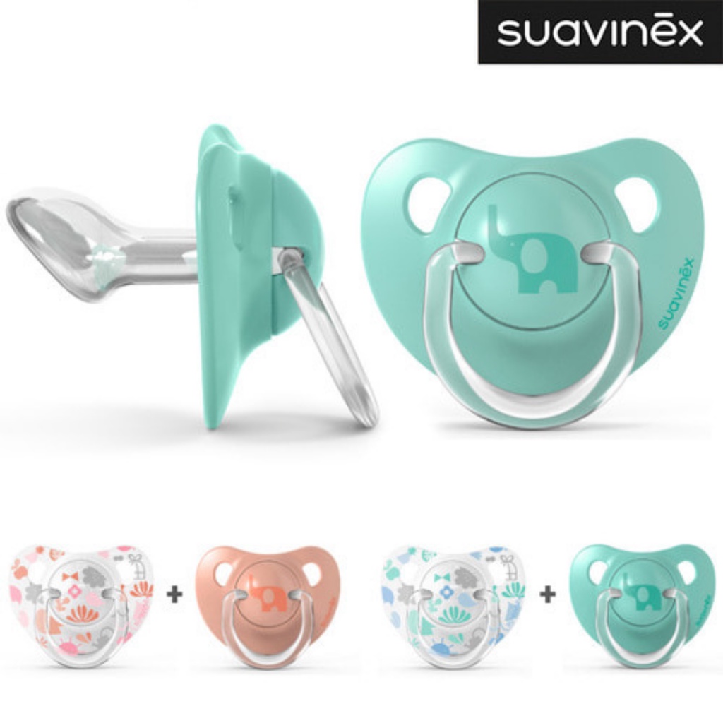 Bộ 2 ti giả cho bé 6-18 tháng Memories Suavinex