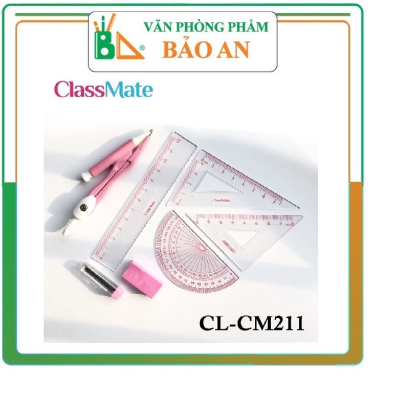 # A ĐÂY RỒI !!! =)) Bộ compa 7 món Classmate CL-CM211,hồng,x anh dương