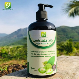 Nước rửa chén - rửa tay bồ hòn hữu cơ - the moshav farm -500ml