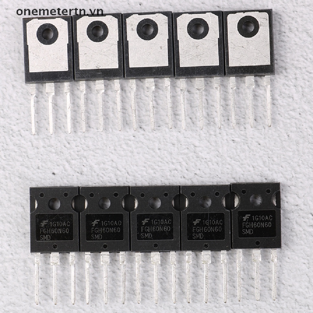 onemetertn  10Pcs/lot FGH60N60SMD FGH60N60 600V, 60A field stop IGBT TO-3P  VN