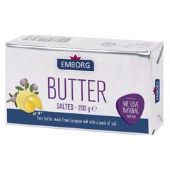 Bơ lạt/mặn hiệu Emborg 200g