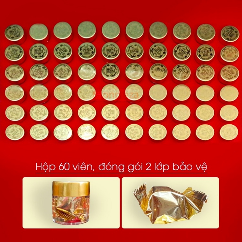 Đông trùng hạ thảo 30 viên hộp gỗ đỏ - Làm hạ huyết áp ở người cao huyết áp giữ ổn định nhịp tim