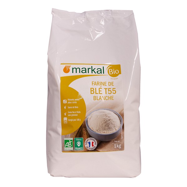 Bột Mì Đa Dụng Hữu Cơ T55 Markal Gói 1kg