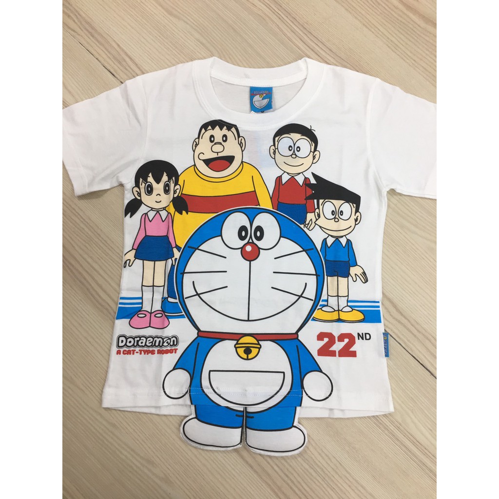 Áo thun cotton 3D Doraemon - Thái Lan