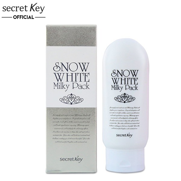 Kem Tắm Trắng Da Secret Key Snow White Milky Pack 200ml