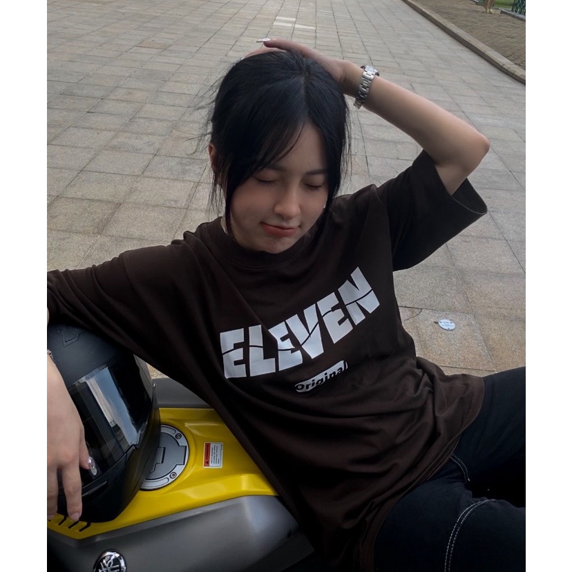 Áo thun Unisex Eleven Original - Brown