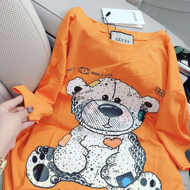 [Mã FAMAYWA giảm 10K đơn 50K] Áo phông gấu loang ngộ nghĩnh đáng yêu | BigBuy360 - bigbuy360.vn