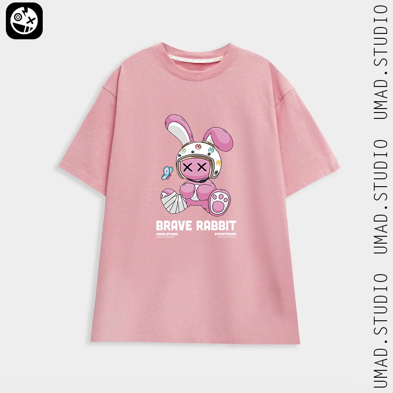 Áo Phông UMAD Unisex Form rộng Oversize RABBIT v1 Basic chất Cotton cổ tròn siêu hot phong cách Cá tính