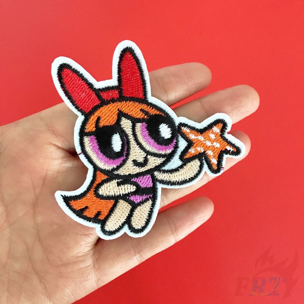 ☸ Cartoon：The Powerpuff Girls - Character Patch ☸ 1Pc Diy Sew on Iron on Badges Patches